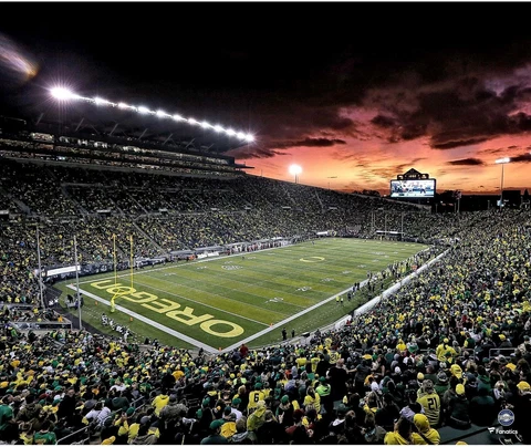 Oregon Ducks Unsigned Autzen Stadium 20" x 24" Photo - Fanatics Cover