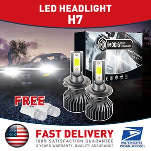 2side H7 LED Headlight Bulbs High Low Beam Replace For 1999-2012 Hyundai Sonata - Picture 1 of 14