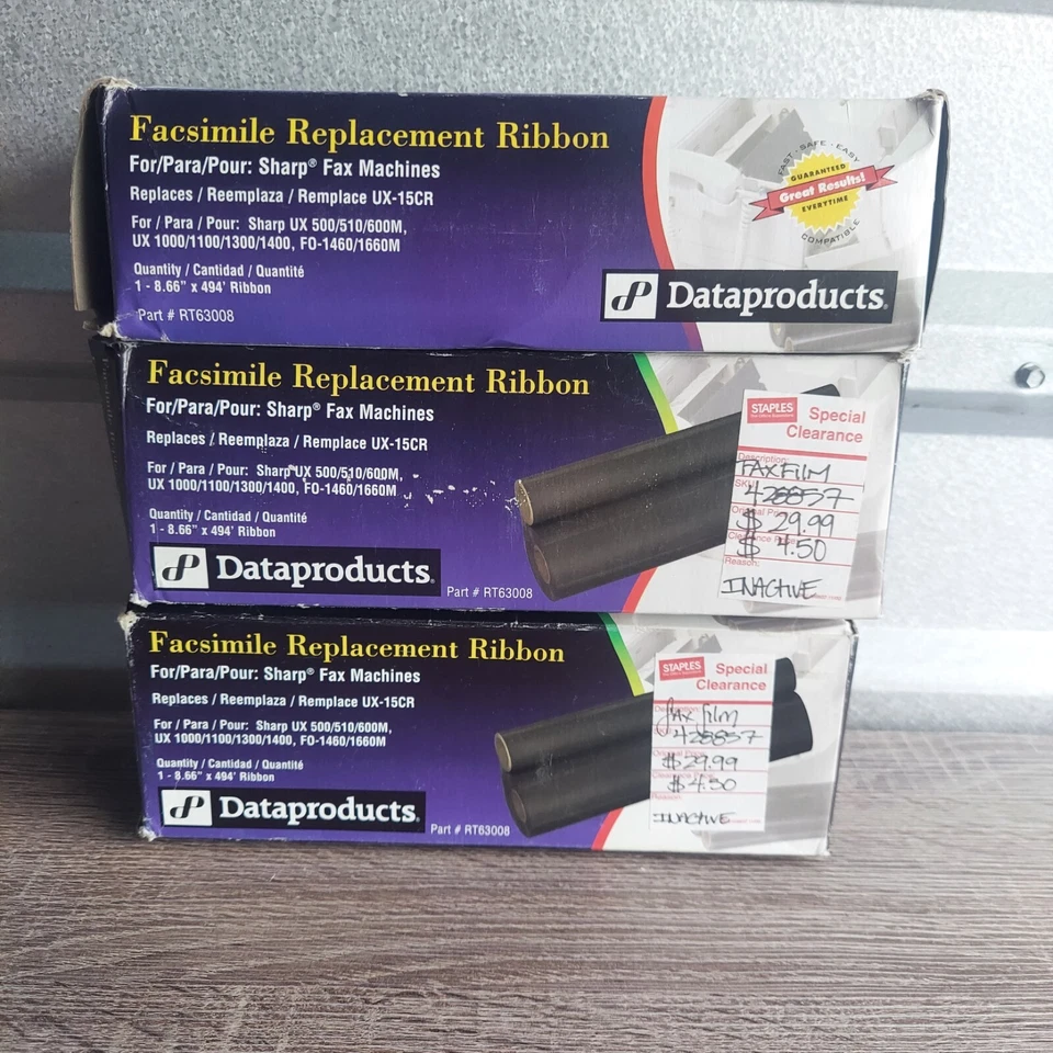Facsimile Replacement Ribbon for Panasonic Fax Machines UX-15CR (BRAND NEW) - Image 1 of 4