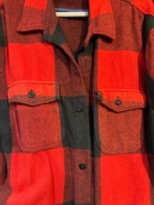 Abercrombie & Fitch XXL Red and Black Check Lumberjack shirt with side pocket - Picture 1 of 10