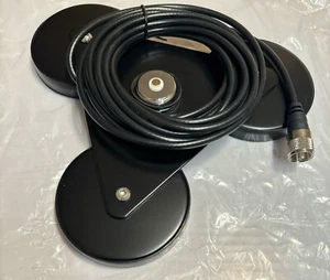 Antena móvil de montaje magnético de cable coaxial HYS Universal NMO a PL259 RG58 - Imagen 1 de 5