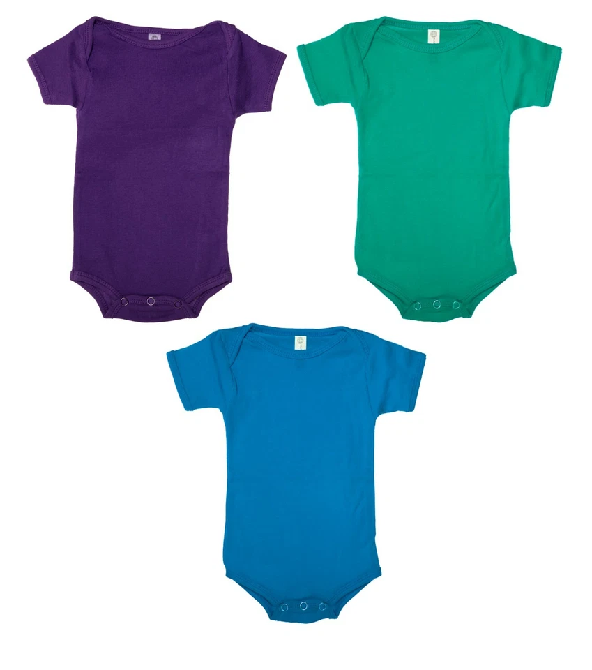 3 Pack Baby Cotton Creeper Baby Toddler One Piece Lap Shoulder - Image 1 of 1