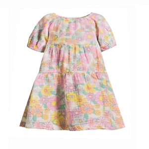 Wonder Nation Toddler Girl Tiered Dress Size 12M NEW - Picture 1 of 7