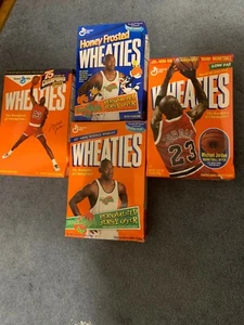 99 1996 99 4 caja set Michael Jordan Warner Space Jam NBA cereal baloncesto trigo - Imagen 1 de 11