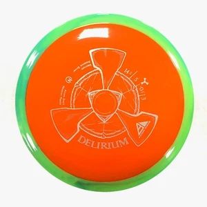DISC GOLF AXIOM NEUTRON DELIRIUM DISTANCE DRIVER 175g ORANGE W/ GREEN RIM - Picture 1 of 1