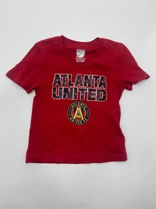 Atlanta United FC Official MLS Red T-Shirt Soccer Kids Youth Girl's X-Small 4/5 - Picture 1 of 6