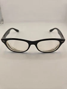 Ray Ban RB7032 5206 Unisex Glanz Schwarz Eckig Brille Vollrand NUR GESTELL - Bild 1 von 6