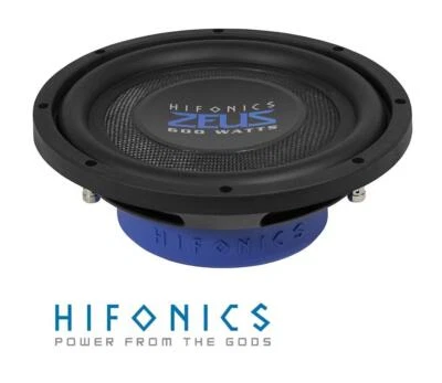 HIFONICS ZST10D2 25 cm (10") flacher Subwoofer ZEUS Woofer 600 Watt - Bild 1 von 4