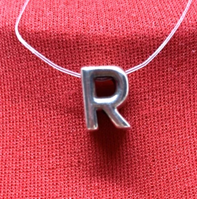 PANDORA LETTERA INIZIALE R IN ARGENTO 925 ORIGINALE PUNZONATA - Immagine 1 di 4