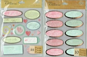 K & Company WEDDING themed Stickers~U Pick~Nice! Quick Ship - Picture 1 of 6