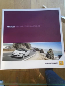 Renault Megane Coupe Cabriolet range brochure Jul 2010 - Picture 1 of 1