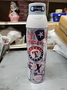 Texas Rangers Tervis Insulated water Bottle 24 Oz Versalid 2 In 1 BRAND NEW - Picture 1 of 7