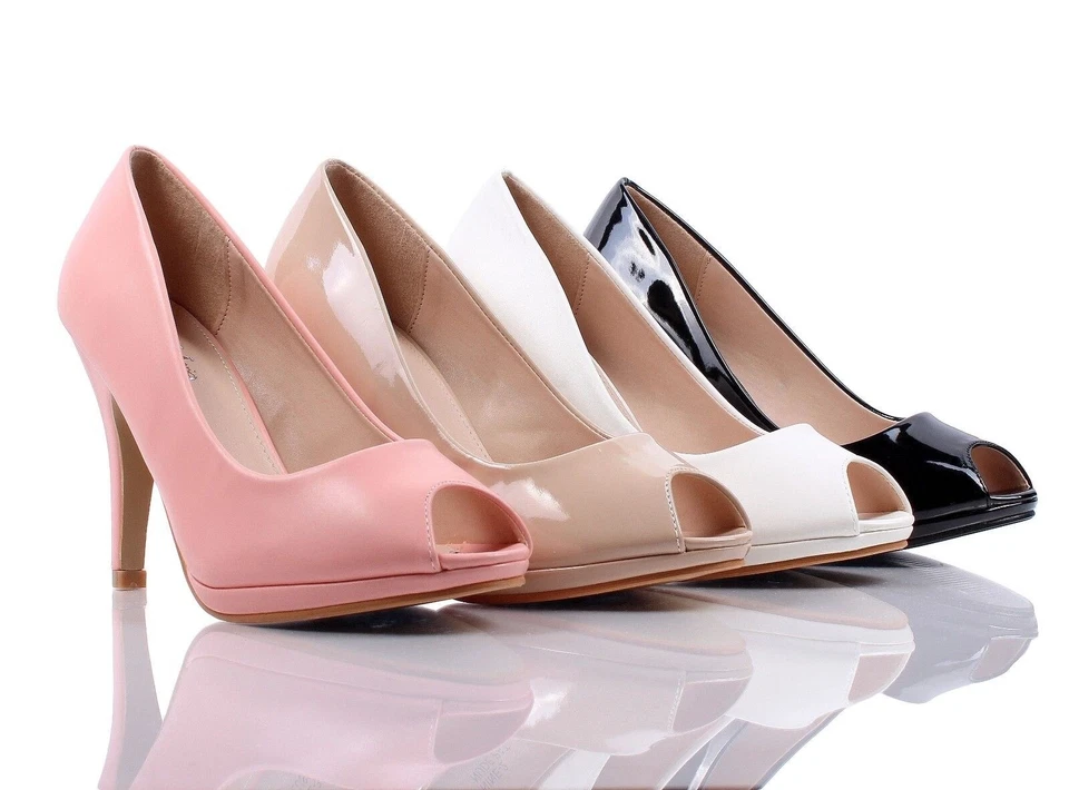 4 Color New Office Lady Casual Slip On Open Toe Womens Dress High Heels Sandals - Image 1 of 1