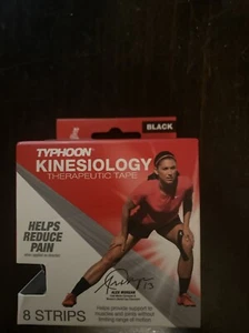 Mueller Taifun Kinesiologie therapeutisches Tape, 2" x 6,5', 8 Streifen insgesamt, SCHWARZ - Bild 1 von 2