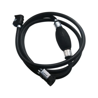 5/16" Marine Outboard Boat Motor Fuel Gas Hose Line Assembly with Primer Bulb - Image 1 of 4