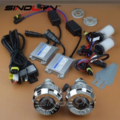 1.8'' Micro HID Bi-xenon Headlight Projector Lens LHD Kit For Cars/Motorcycle - Image 1 of 4