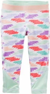 OshKosh B'Gosh Kid Girls' Cropped Active Pants Size 7,10,12 - Picture 1 of 1