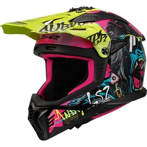 Motorcycle Offroad Helmet M - Ls2 Mx708 Fast II 2 Gorilla - MX Crosshelm Enduro - Picture 1 of 4