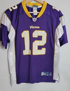 Minnesota Vikings Reebok NFL Equipment Jersey Percy Harvin #12 - Youth Large - Picture 1 of 2
