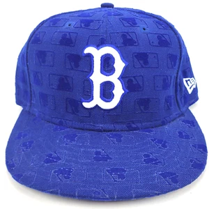 Red Sox 59FIFTY Baseballmütze nicht verstellbar Größe 7 1/8 New Era blau MLB Logo  - Bild 1 von 9