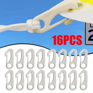 16 PCS Heavy Duty Flagpole Snap Hook clips Flag Pole Attachment Accessory US - Picture 1 of 8
