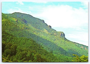 Tarjeta postal continental Grandfather's Mountain Profile vista aérea Carolina del Norte - Imagen 1 de 2