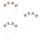  Set of 3 Independence Day Headband Alloy Miss Labor Hairband Prop