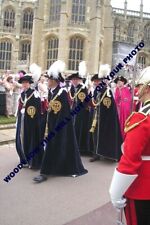 mm678-Princes Charles Andrew William & Princess Anne  Knights Garter -print 6x4"
