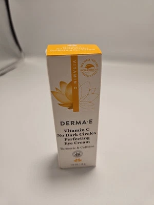 DERMA E Vitamina C Sin Ojeras CREMA PERFECCIONADORA PARA OJOS .5 oz Cafeína  Foto 1 de 4