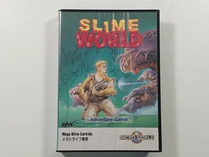 SLIME WORLD SEGA MEGADRIVE (MD) NTSC-JAPAN (COMPLETE WITH REG CARD - GOOD CONDIT - Picture 1 of 6