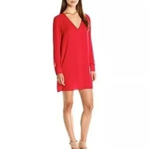Rebecca Minkoff Mini Abito Coma, Rosso - Med - Foto 1 di 9
