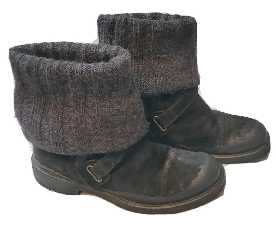 DOLCE & GABBANA Zapatos Botas de Cuero Negras Elastizadas para Hombres EU41 / US 8 UK 7 RRP 1199 Foto 1 de 4