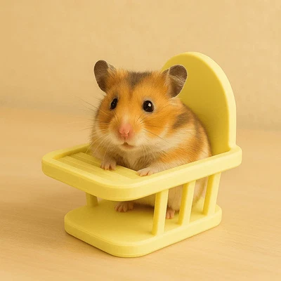 Hamster Babystuhl Spielzeug Wippe Schaukel Zubehör Haustier Übung Spiel Laufrad - Bild 1 von 2
