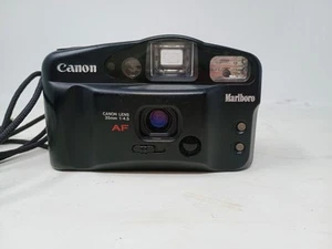 Vintage Marlboro Canon Sure Shot Owl AF-7 Prima 35mm Camera Marlboro Promotion - Picture 1 of 6