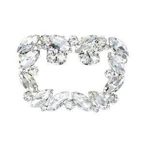 decorative shoe clips Rhinestones Shoe Charms Crystal Shoe Buckle Rhinestone - Picture 1 of 12
