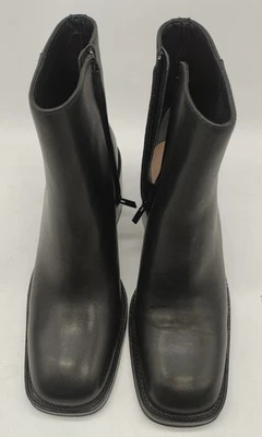 Botas Loeffler Randall para mujer punta cuadrada negra tacón medio negras - para mujer talla 8 Foto 1 de 4