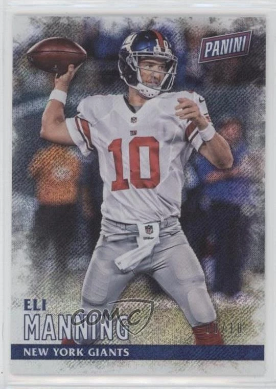 2016 Panini Black Friday Football Rapture /10 Eli Manning #26 - Image 1 of 2