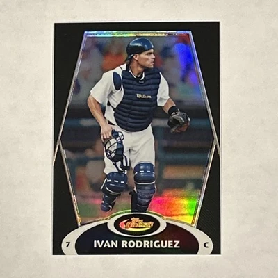 2008 Topps Finest Black #107 Ivan Rodriguez /99 Detroit Tigers - Image 1 of 4