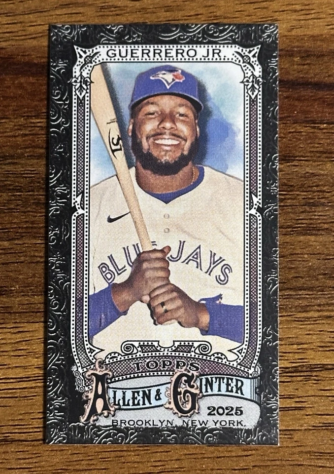 Mini borde negro Topps Allen & Ginter 2025 - Elige tu tarjeta / Completa tu conjunto Foto 1 de 1