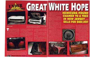 1970 PLYMOUTH HEMI CUDA CONVERTIBLE ~ NICE 4-PAGE ARTICLE / AD ~ RARE ICONIC CAR - Picture 1 of 1