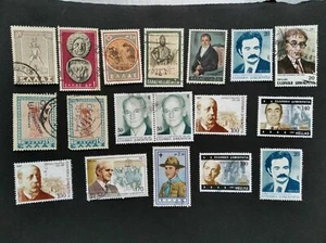 6 PAGES GREECE CONTEMPORARY STAMPS LOT: SHIPS LANDSCAPES SPORT - Picture 1 of 6