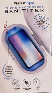 PhoneSpa, UV - C Sanitizer with Aromatherapy + Accessories, Kills 99.9 % Germs - Picture 1 of 12