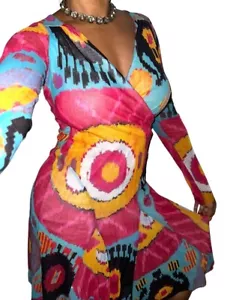 FUZZI by Jean Paul Gaultier Kleid Art To Wear Multi Mesh Italien Designer Damen M - Bild 1 von 4