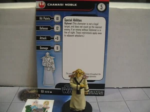 =Star Wars Miniatures FORCE UNLEASHED Caamasi Noble 48/60 with card = - Picture 1 of 1