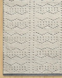 Elfenbein handgefertigte Vintage Bereich moderne zeitgenössische Teppiche handgeknüpft böhmisches Dekor - Bild 1 von 5