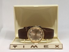 Pristine and rare “A-dial” 1970 Vintage Gold Timex Marlin **FULLY SERVICED** 