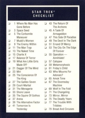 Impel Star Trek 1991 25 aniversario serie yo elijo 1-160 🌟50% de descuento🌟 envío plano Foto 1 de 4