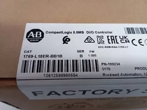 Controller Di/O AB 1769-L18ER-BB1B SER B CompactLogix 384KB nuovo sigillato in fabbrica - Foto 1 di 5