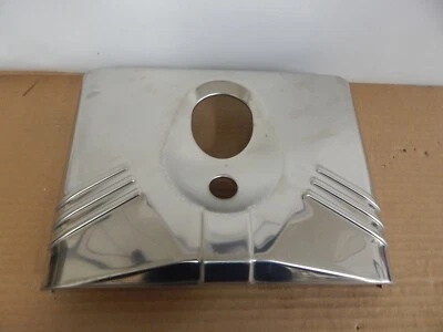 Harley Davidson Softail Front Panel Fork Cover Polished Aluminum 1986-2008 FLST - Image 1 of 3