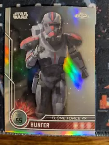 Star Wars Topps Chrome - Hunter - Clone Force 99 Foil - Picture 1 of 2